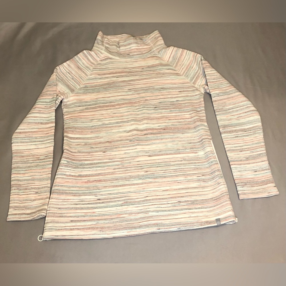 T By Talbots Fleece Mock Neck Pullover Top Size X-Small